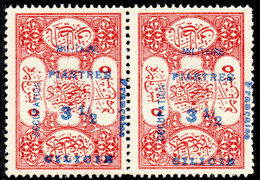 857.CILICIA.1920 Y.T. 79e,SC.99d.INVERTED SURCHARGE,VERY FINE MNH PAIR - Nuevos