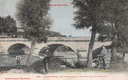 VALENTINE (Haute-Garonne) Près Saint-Gaudens - Le Pont Sur La Garonne - Philatélie Cachet En Pointillés - Altri Comuni