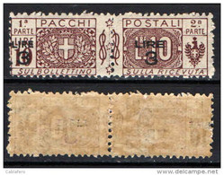 ITALIA REGNO - 1925 - STEMMA E CIFRA - 3 LIRE SU 10 LIRE - MNH - Colis-postaux