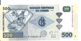 CONGO 500 FRANCS 2020 UNC P New - Non Classificati