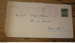 Env MARINE NATIONALE, Postée A Ajaccio En 1947, BAN, Timbre FM Vert ............. PHI1........ENV-903 - Naval Post