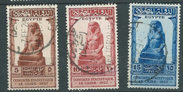 Egypte , Yvert Série   131/ 133    3   Valeurs  Oblitérées -   Bip 12505 - Oblitérés