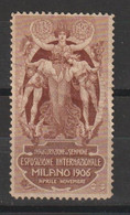 5339 - Vignette ESPOSIZIONE INTERNAZIONALE MILANO 1906 - Ohne Zuordnung