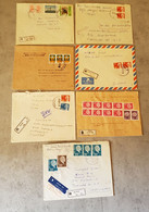 TURKIYE 7 LETTERS CIRCULED SEND TO GERMANY - Airmail