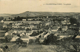 Villeneuve Sur Yonne * Vue Générale Et Panorama Du Village - Villeneuve-sur-Yonne