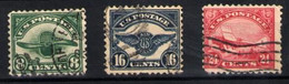 Estados Unidos (aéreos) Nº 4/6. Año 1923 - 1a. 1918-1940 Afgestempeld