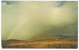 Rainbow And Rain Clouds Over The Bog, Curraun Peninsula, Co. Mayo - 1986 - Format Panoramique ~ 12 X 20 Cm - Mayo