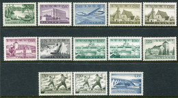 FINLAND 1963  Definitive: Views With Both Papers MNH / **  Michel 562-68x, 564y, 567y, 578, 582x+y, 583x - Unused Stamps