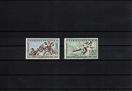 Czechoslovakia 1960 Olympic Games Squaw Valley Postfrisch / MNH - Invierno 1960: Squaw Valley