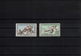 Czechoslovakia 1960 Olympic Games Squaw Valley Postfrisch / MNH - Inverno1960: Squaw Valley