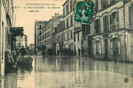 Billancourt * La Rue Michelet * Inondations De Paris 1910 * Crue Catastrophe - Boulogne Billancourt