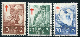 FINLAND 1956 Anti-tuberculosis Fund: Birds Used.. .  Michel 461-63 - Usati