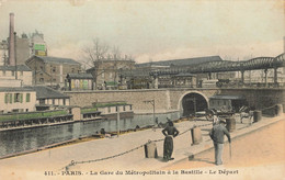 B1494 PARIS La Gare Du Métropolitain A La Bastille - Otros