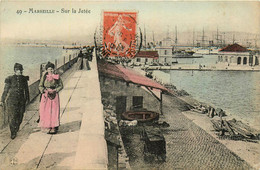 Marseille * Sur La Jetée * Promeneurs - Alter Hafen (Vieux Port), Saint-Victor, Le Panier