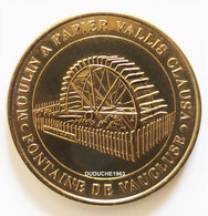 Monnaie De Paris 84.Fontaine Du Vaucluse - Moulin à Papier 1999 - Ohne Datum