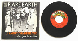 RARE EARTH : I KNOW I'M LOSING YOU / WHEN JOANIE SMILES 7" 45 SP Vinyle France - Soul - R&B