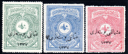 865.TURKEY IN ASIA,ANATOLIA.1921 COURT COSTS REVENUES Y.T.16-18 SC.33-35 MH, 2 SIGNED - 1920-21 Kleinasien