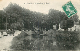 SEINE ET MARNE  CLAYE  Le Pont Levis Du Canal - Claye Souilly