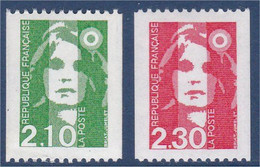 Marianne Du Bicentenaire - 1990 - Roulette - Paire Y & T N° 2627 & 2628 - Roulettes