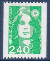 Marianne Du Bicentenaire - 1993 -2,40 F Vert -  Roulette - Y & T N° 2823 - Roulettes