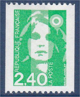 Marianne Du Bicentenaire - 1993 -2,40 F Vert -  Roulette - Y & T N° 2823 - Coil Stamps