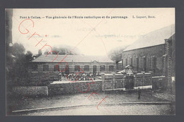 Pont à Celles - Vue Générale De L'Ecole Catholique Et Du Patronage - Postkaart - Pont-à-Celles