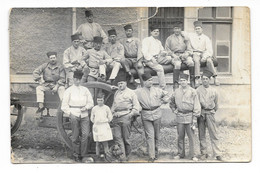 CPA,  Groupe Militaires, ZOUAVES, Poilus ,photographe RIGALS Castres - Personen