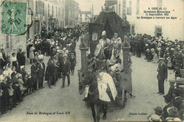 Legé * La Cavalcade Historique , Le 11 Septembre 1921 , La Bretagne à Travers Les âges * Char Attelage Fête Carnaval - Legé