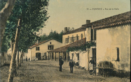 40 --- Pomarez --- Rue De La Halle ( Carte Toilee ) - Other Municipalities