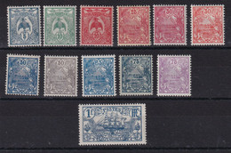 Nouvelle Calédonie N°114/125 - Neuf * Avec Charnière - TB - Unused Stamps