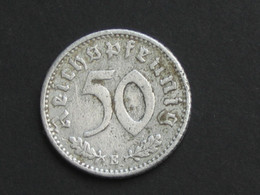 50 Reichspfennig 1939 E - Germany- Allemagne 3 Eme Reich **** EN ACHAT IMMEDIAT **** - 50 Reichspfennig