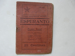 ESPERANTO - PREMIER MANUEL 1921 - Ontwikkeling