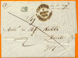 99209 - GREECE - POSTAL HISTORY - Prephilatelic Cover To ITALY -  NAVPLION  1882 - ...-1861 Vorphilatelie