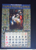 Belgie 1956 Kalender Maria Middelares De Kleine Apostel Van Maria Genval 21,5 X 31,5 Cm Nieuwstaat - Grand Format : 1941-60