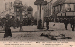 MILITARIA GUERRE 14- 18 Deux " Tauben " Ont Survolé Paris ..... - Guerre 1914-18