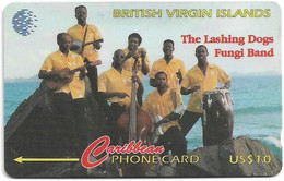 British Virgin Islands - C&W (GPT) - Fungi Band Lashing Dogs, 103CBVD, 1997, 10.000ex, Used - Islas Virgenes