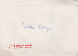 TAROM - Plic Si Scrisoare Cu Antet / Envelope And Letterhead - Billetes