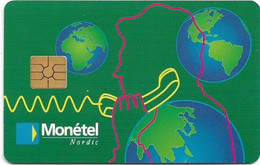 Swaziland - Monetel Nordic Demo Smart Card (Green), 01.1995, 800Units, 2.000ex, Mint - Swasiland