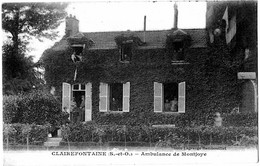 Clairefontaine Seine Et Oise CPA Ambulance De Montjoye Militaires Animation 1910 état Superbe - St. Nom La Breteche