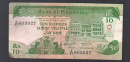 Billet De 10r   Bank Of Mauritius (PPP37444) - Mauritius