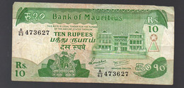 Billet De 10r   Bank Of Mauritius (PPP37445) - Maurice