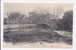 CP 84 ENTRAIGUES Pont Sur La Sorgue Le Lac - Entraigue Sur Sorgue