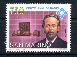 1994 SAN MARINO SET MNH ** Cento Anni Di Radio Popov - Unused Stamps