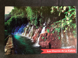 Postcard Los Chorros De La Calera  2015 ( Butterfly Stamp) - El Salvador