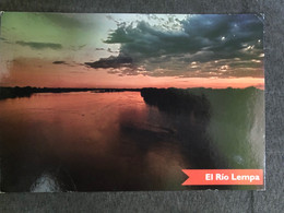 Postcard Lempa River 2015 ( Bird Stamps) - El Salvador