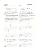124/ Timbres Fiscaux Sur Document : Acte Notarié Franco-polonais Avec 5 Timbres Fiscaux Différents - 1980 - Storia Postale
