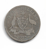 AUSTRALIE - 1 SHILLING 1917 ARGENT - Shilling
