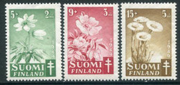 FINLAND 1949 Anti-tuberculosis Fund MNH / **.  Michel 365-67 - Unused Stamps