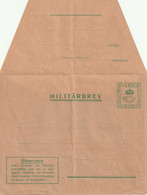 Schweden - Militärbrev - Militari