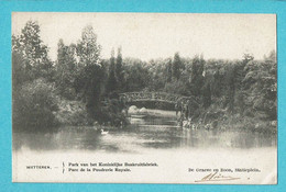 * Wetteren (Oost Vlaanderen) * (De Graeve En Zoon) Park Van Het Koninklijke Buskruitfabriek, Parc Poudrerie Royale étang - Wetteren